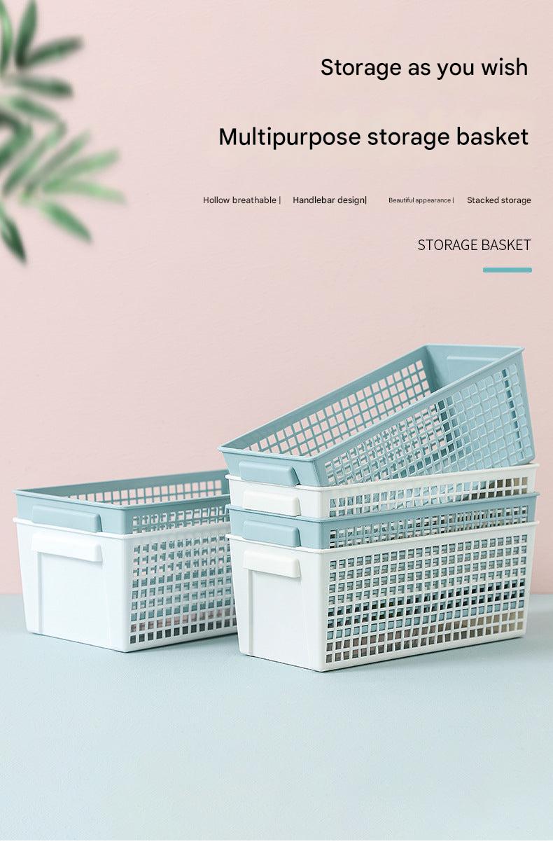 Stylish PP storage basket in various colors