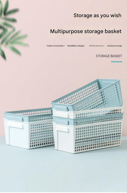 Stylish PP storage basket in various colors