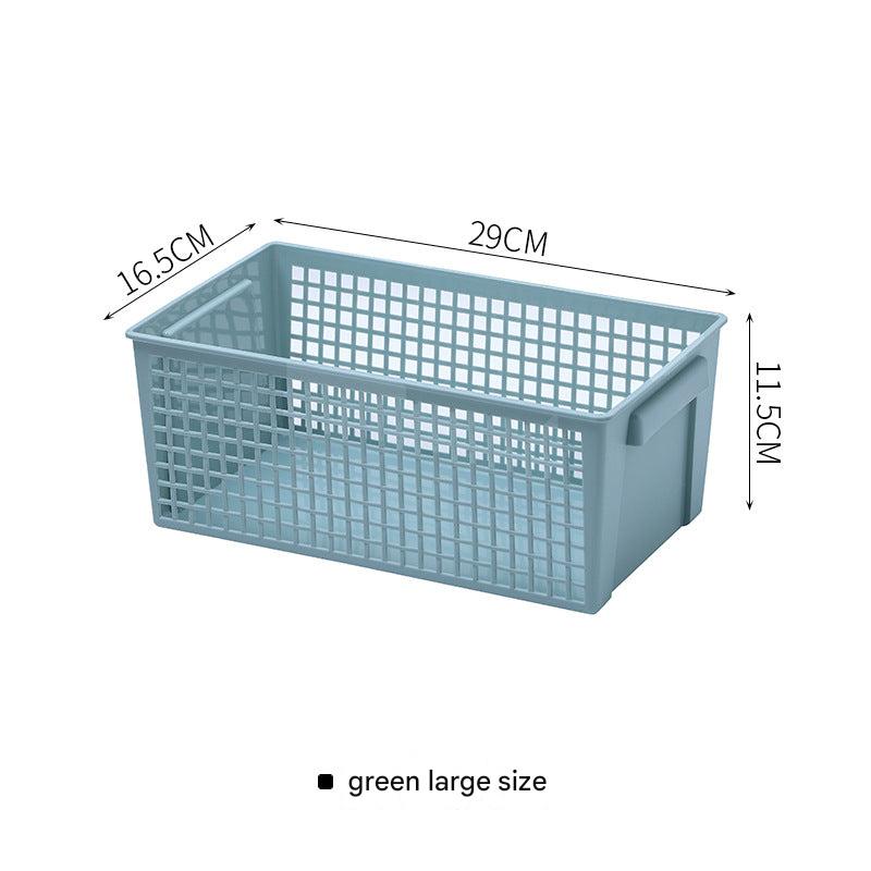 Large capacity storage basket green