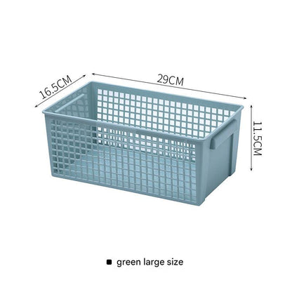 Large capacity storage basket green