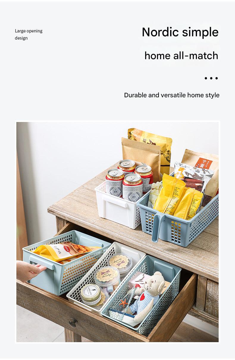 Storage basket white multiple sizes
