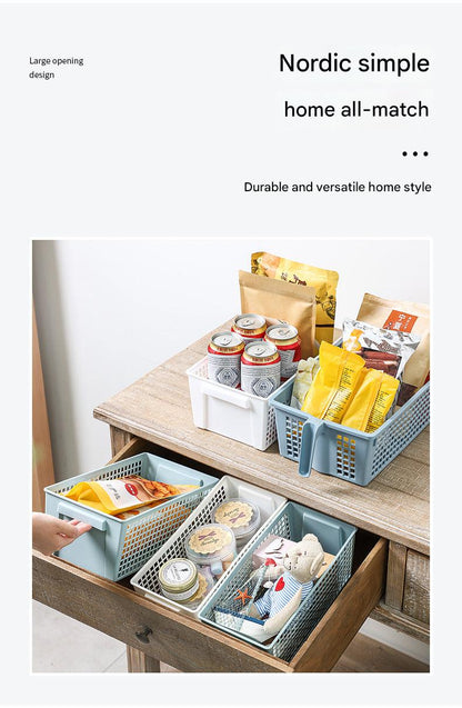 Storage basket white multiple sizes
