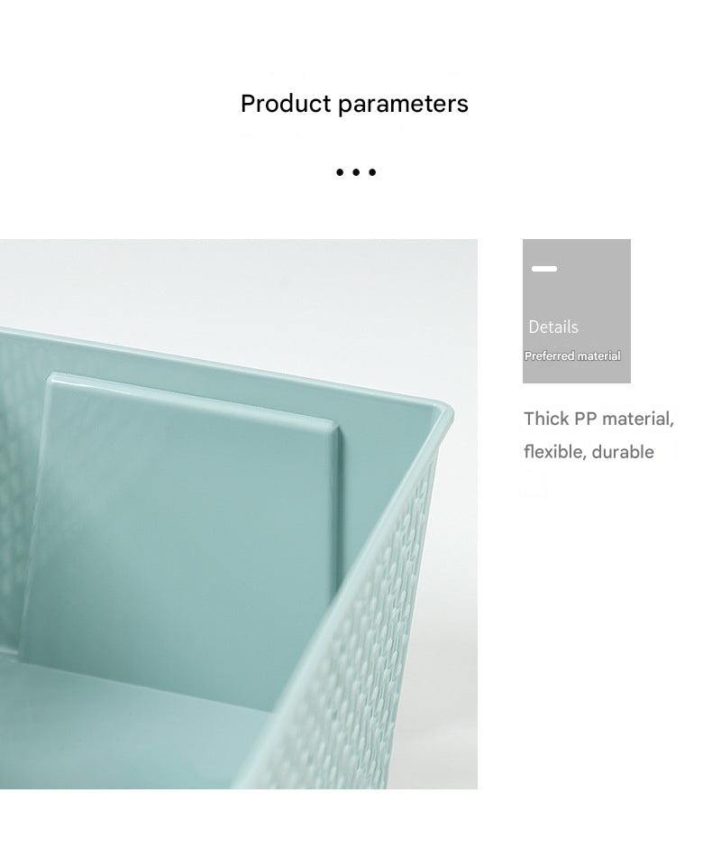 Functional storage basket for home organization