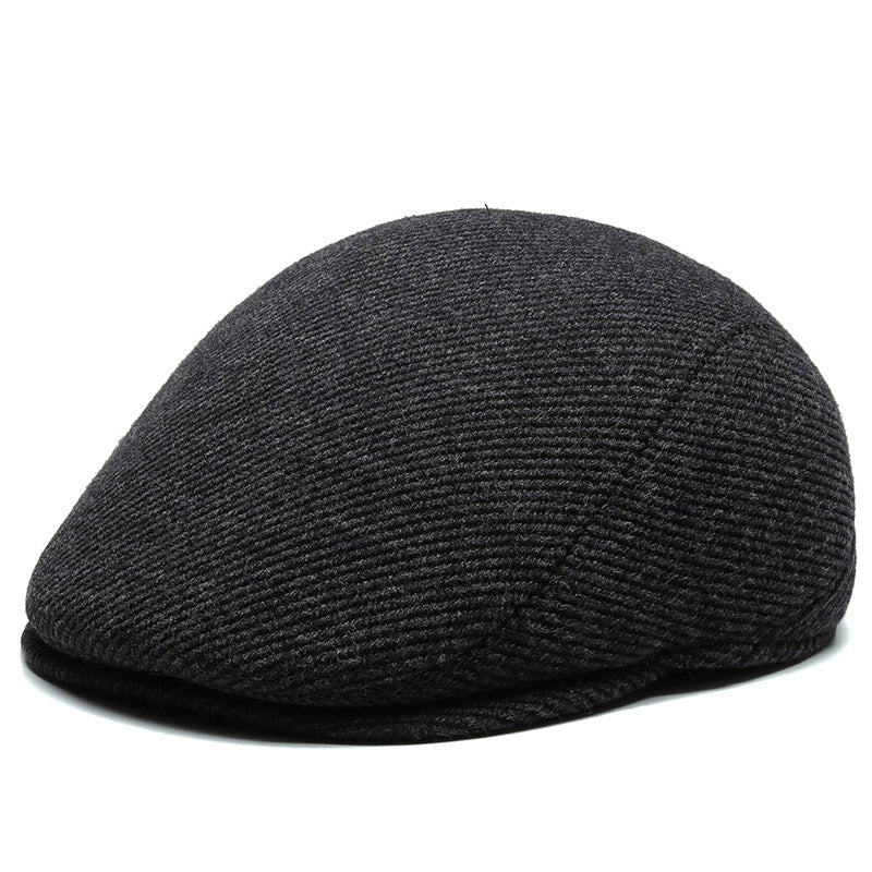 Comfortable cotton blend hat for cold weather
