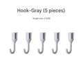 Gray Hooks [5 Pieces]