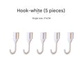 White Hooks [5 Pieces]