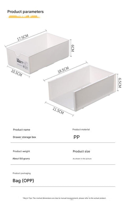 Durable plastic desk organizer with grey color option