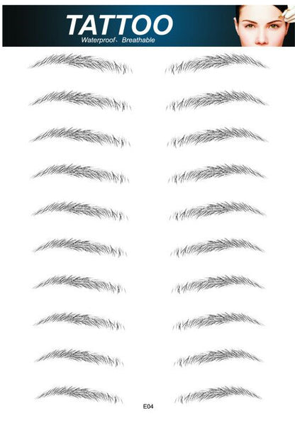 Realistic Temporary Brow Tattoos - Image 3
