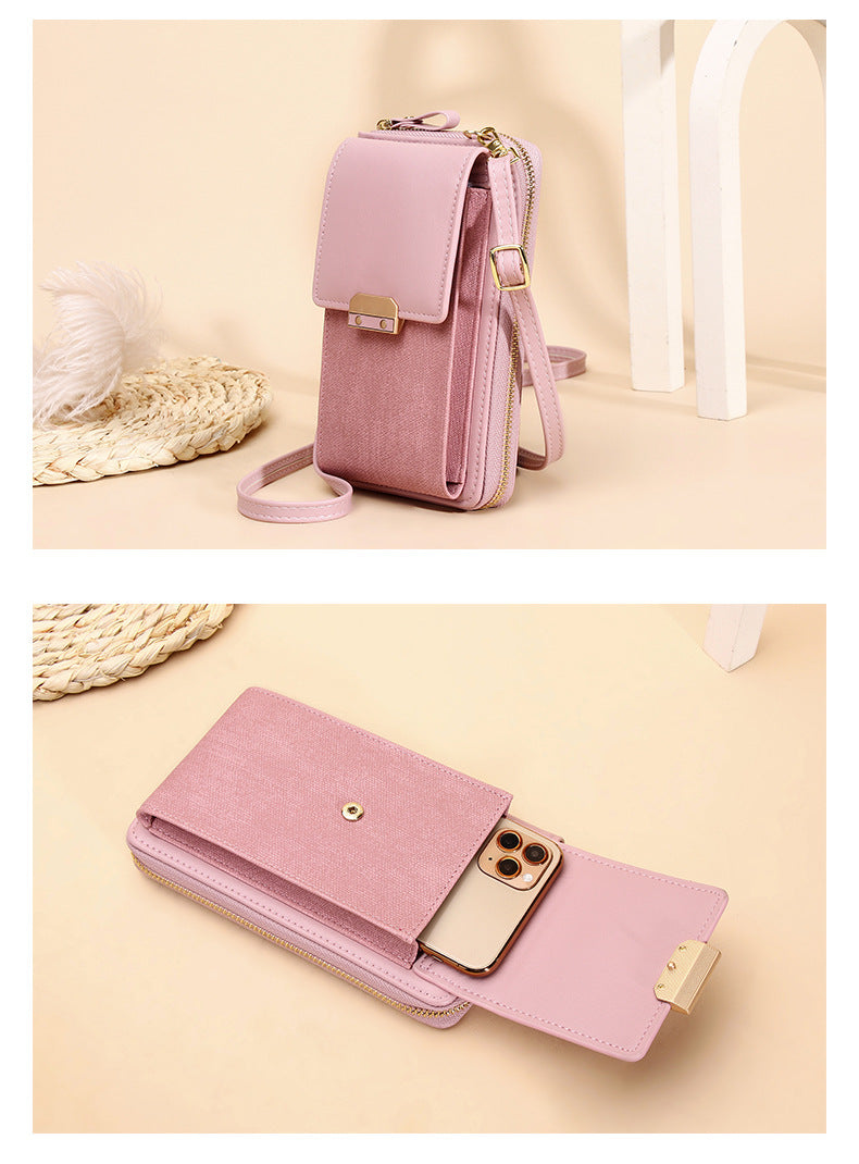 Apricot small purse for everyday use