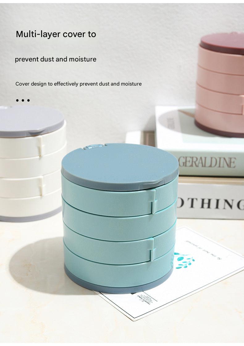 Dust-proof jewelry box with modern design