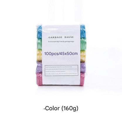 Heavy-duty colorful kitchen trash bags image