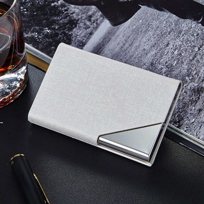 Elegant business card holder in black