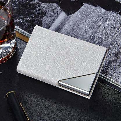 Elegant business card holder in black