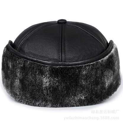 Stylish men's winter hat for cold weather