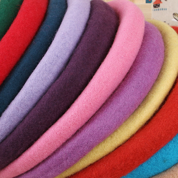 Kids wool beret hat image 8