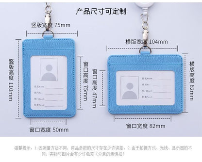 Sky blue badge holder for professionals