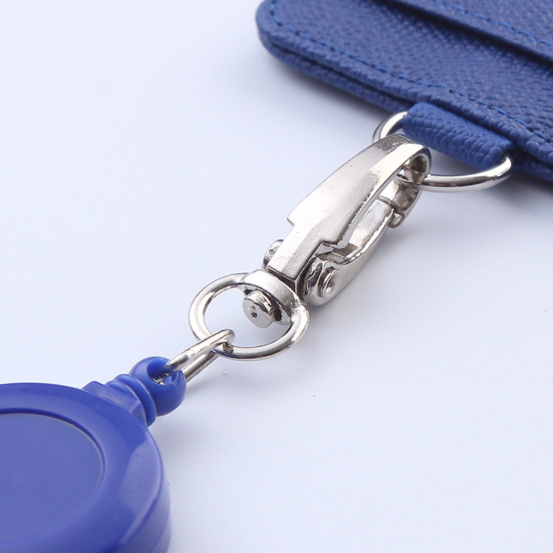 Pink retractable ID holder