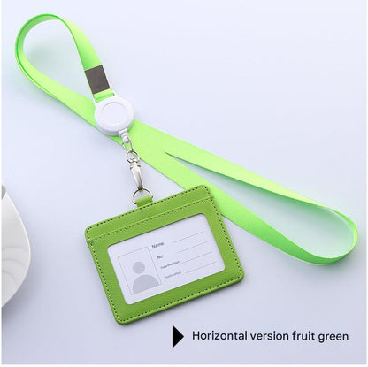 Pink retractable ID holder