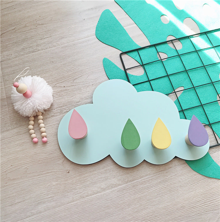 stylish wall-mounted hooks for kids accessories image 2