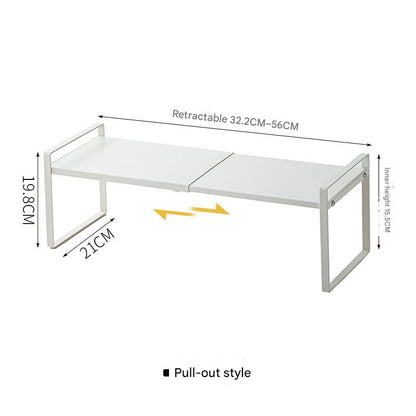Versatile shelving unit for kitchen essentials