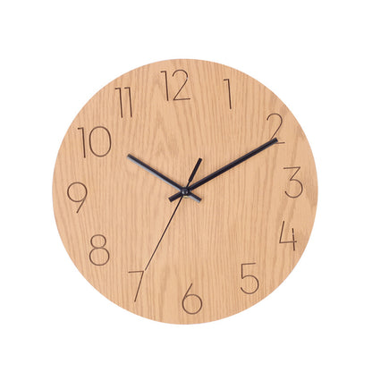 Silent wall clock in living room