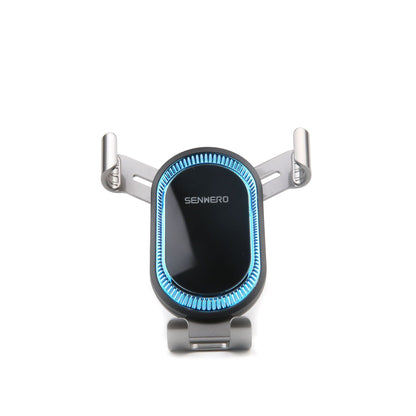 Close-up of adjustable car phone holder