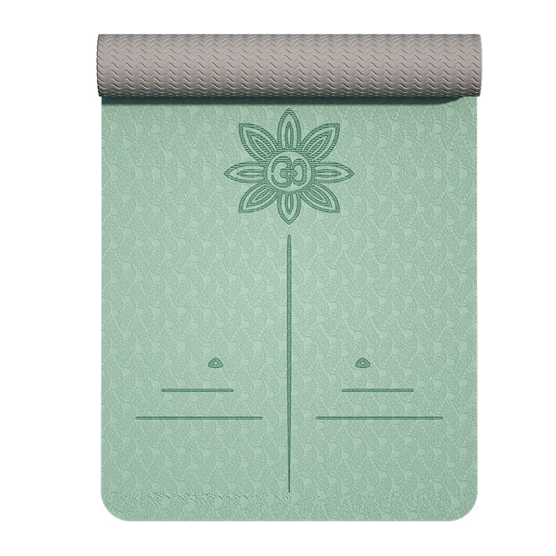 TPE Yoga Mat Non-Slip Surface Image 2