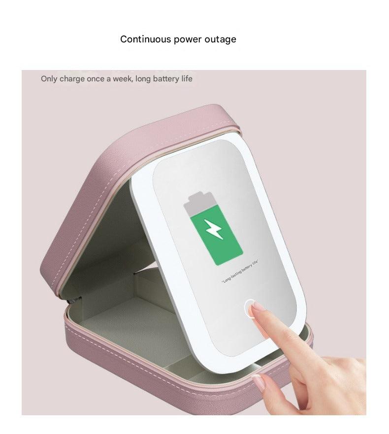 cosmetics organizer with LED image 3