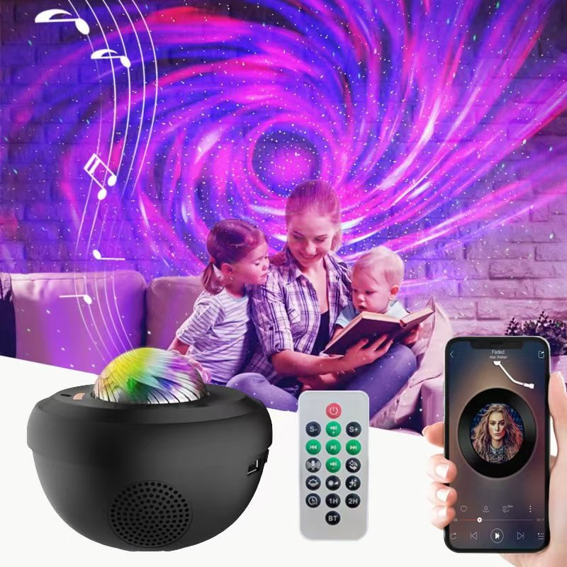 USB Powered Star Projector Ambient Light on Table