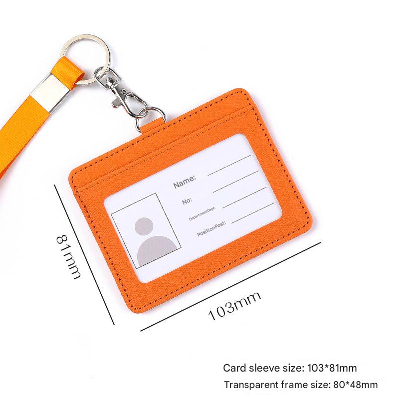Multi-card holder with PU leather design for work and bus passes