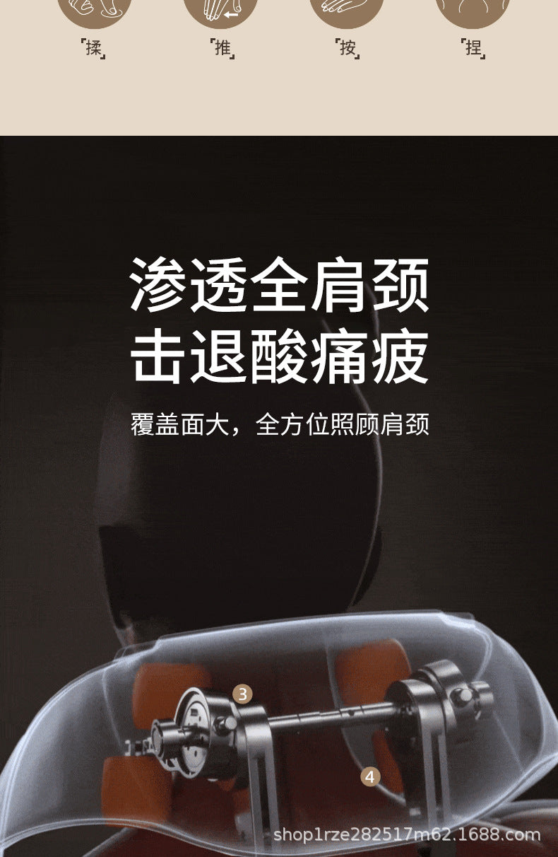 Portable neck and shoulder massager