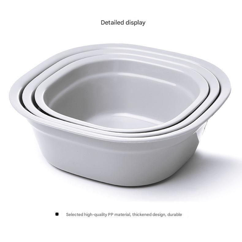Versatile Plastic Bowl for Washing and Soaking - Image 5