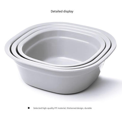 Versatile Plastic Bowl for Washing and Soaking - Image 5