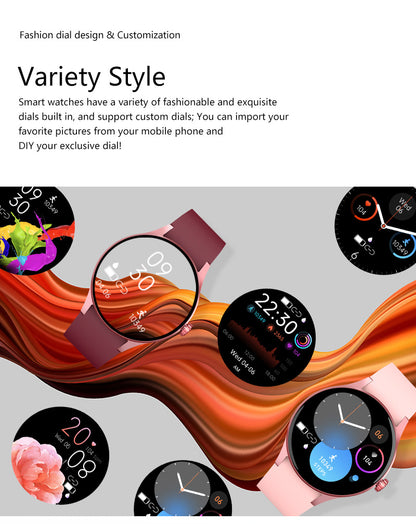 Smart fitness watch with music playback feature