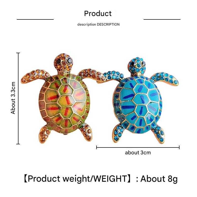 Colorful turtle pin for outfits image 8