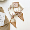 Brown Series Ribbon Scarf - 6