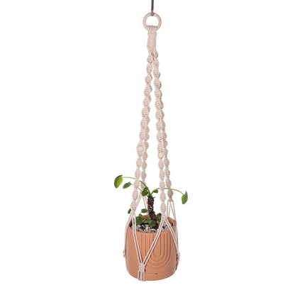 Handcrafted cotton rope plant hanger - image 1