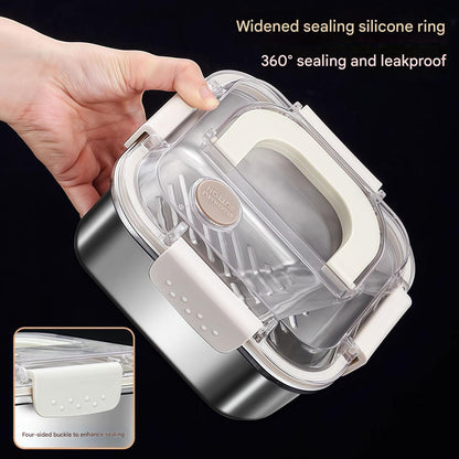 Lunch box designed for picnics and meal prep
