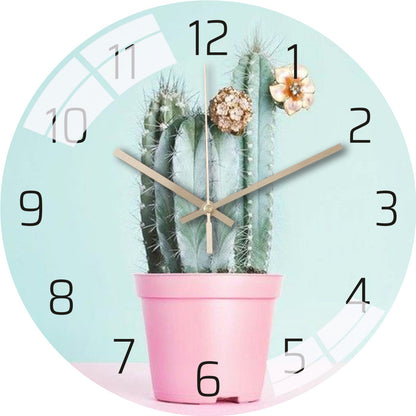 Minimalist wall clock design showcase