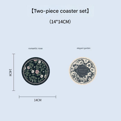 Elegant round kitchen table mat