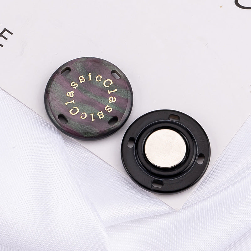 Strong magnetic button for accessories