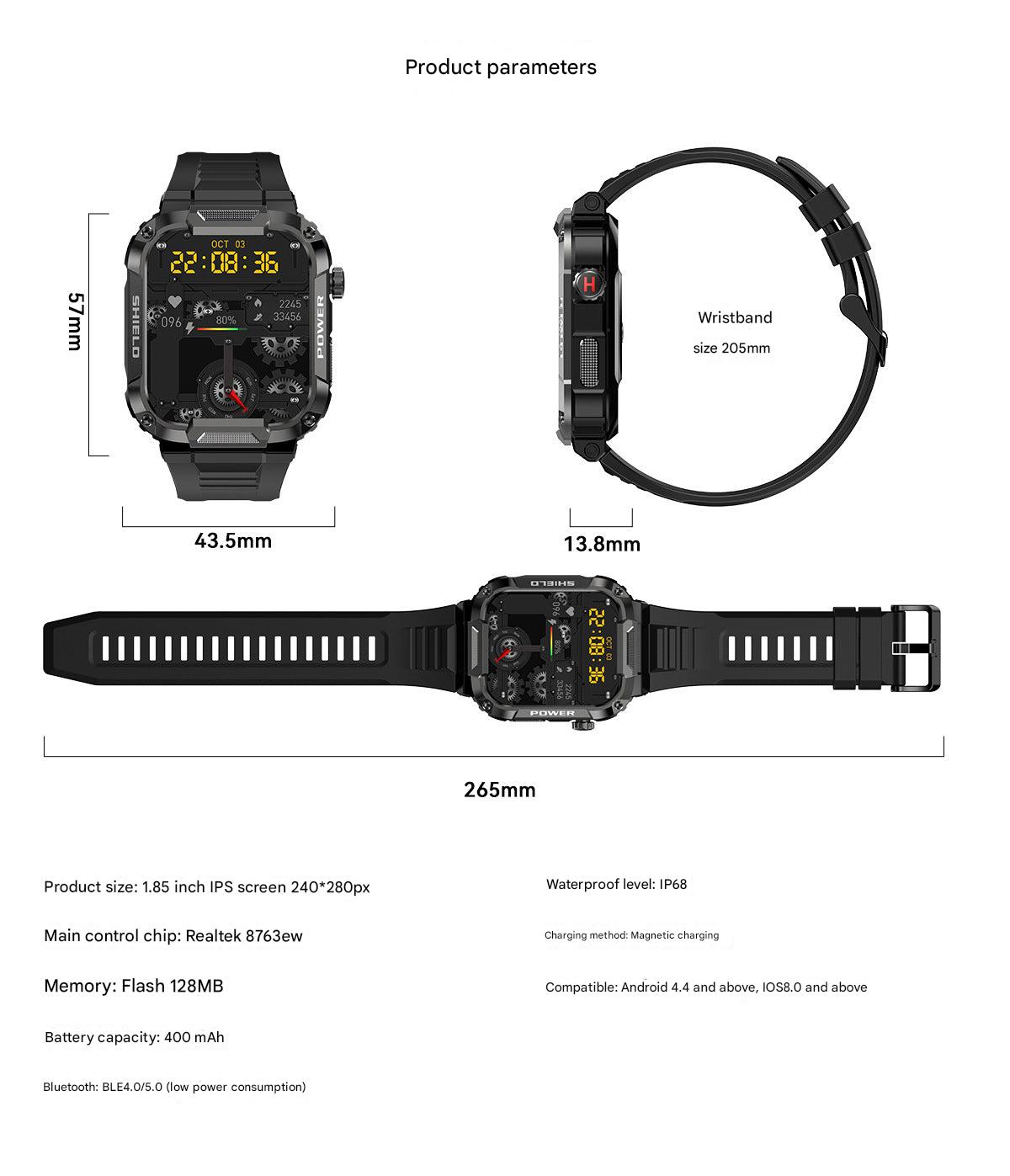 MK66 Smartwatch in Black