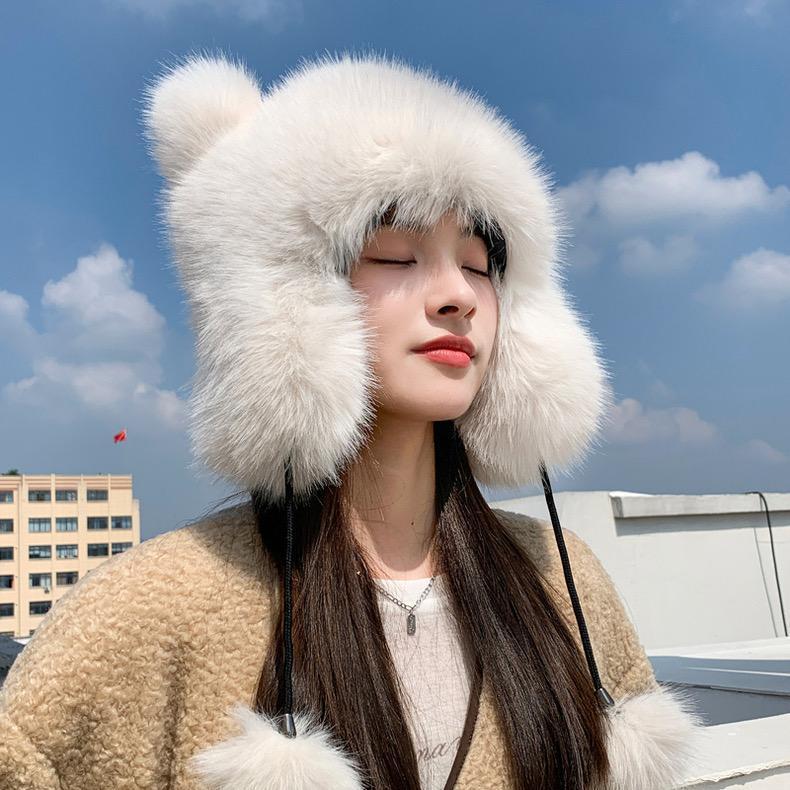 Stylish windproof winter hat with ears image 3