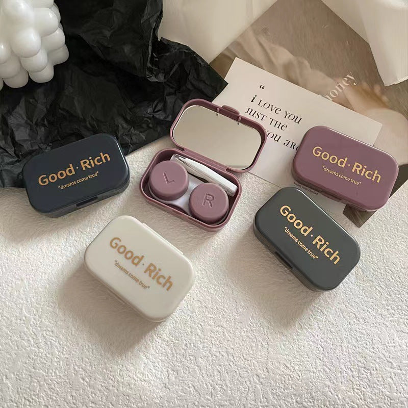 Compact lens storage solution for travel