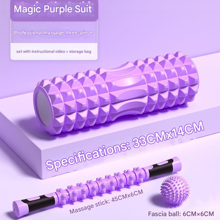 Foam Roller Muscle Relaxer with user