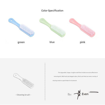 Green soft bristle brush for clothes