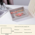 Gray Small 2-Section Tray (Pack of 1)
