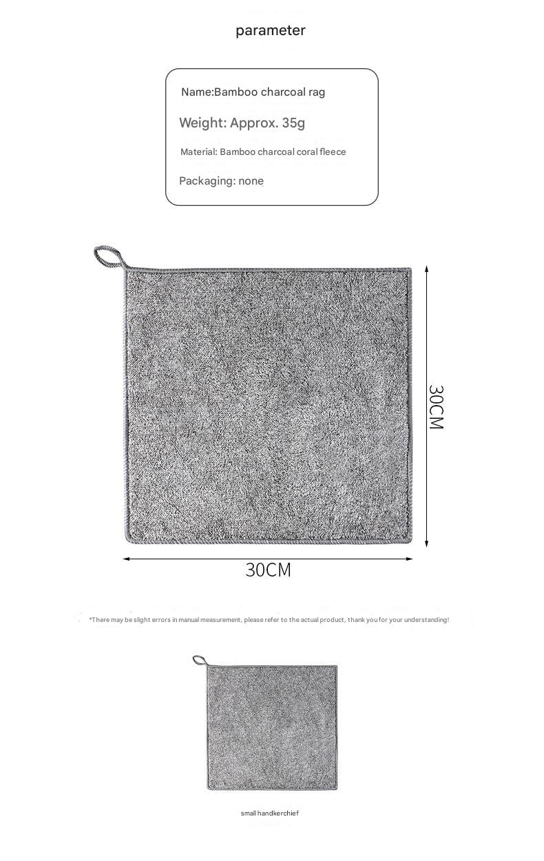 Bamboo charcoal cleaning cloth image 1