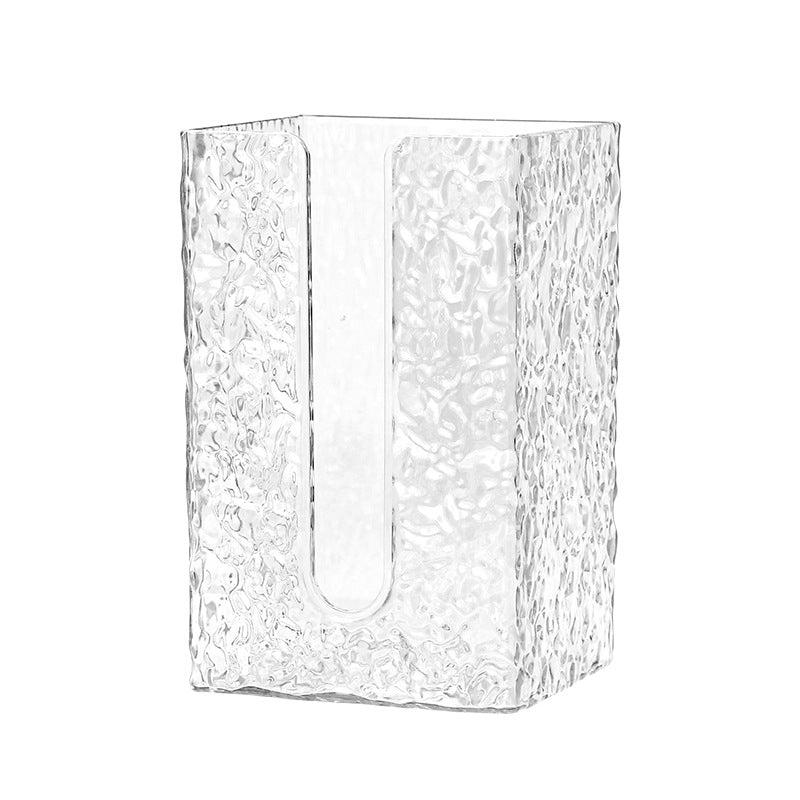 Durable plastic tissue box for kitchen