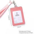 Pink - Vertical Card Holder with Hand Strap